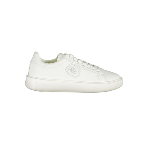 Blauer White Leather Men Sneaker Blauer Retail Flare