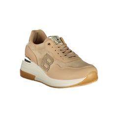 Laura Biagiotti Beige Polyester Women Sneaker Laura Biagiotti Retail Flare