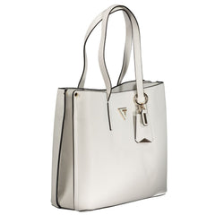 Guess Jeans White Polyethylene Handbag Guess Jeans Retail Flare