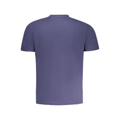 North Sails Blue Cotton Men T-Shirt North Sails Retail Flare