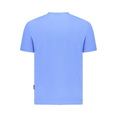 Napapijri Blue Cotton Men T-Shirt Napapijri Retail Flare
