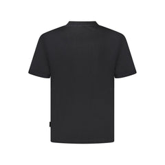 Napapijri Black Cotton Men T-Shirt Napapijri Retail Flare