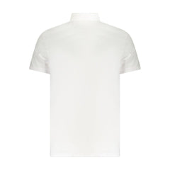 Calvin Klein White Cotton Men Polo Shirt Calvin Klein Retail Flare