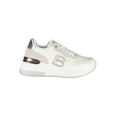 Laura Biagiotti White Polyester Women Sneaker Laura Biagiotti Retail Flare