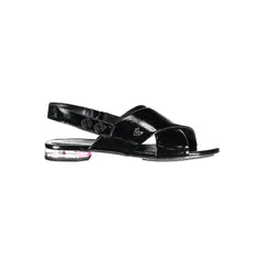 Calvin Klein Black Polyethylene Women Sandal Calvin Klein Retail Flare