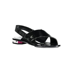 Calvin Klein Black Polyethylene Women Sandal Calvin Klein Retail Flare