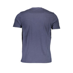 North Sails Blue Cotton Men T-Shirt North Sails Retail Flare