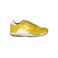 Napapijri Yellow Polyester Men Sneaker Napapijri Retail Flare
