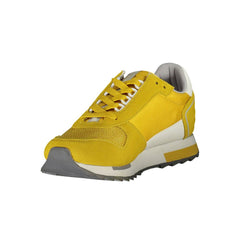 Napapijri Yellow Polyester Men Sneaker Napapijri Retail Flare