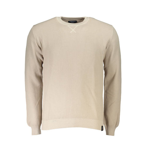 North Sails Beige Cotton Men Sweater North Sails Retail Flare