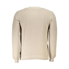 North Sails Beige Cotton Men Sweater North Sails Retail Flare
