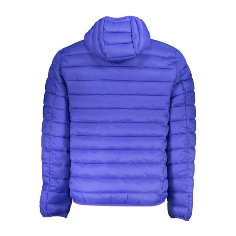 Norway 1963 Chic Blue Polyamide Hooded Jacket Norway 1963 Retail Flare
