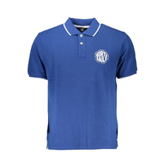 North Sails Blue Cotton Polo Shirt North Sails Retail Flare