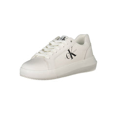 Calvin Klein White Leather Womens Sneaker Calvin Klein Retail Flare