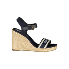 Tommy Hilfiger Blue Polyester Sandal Tommy Hilfiger Retail Flare