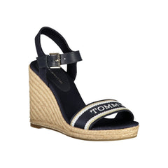 Tommy Hilfiger Blue Polyester Sandal Tommy Hilfiger Retail Flare