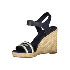 Tommy Hilfiger Blue Polyester Sandal Tommy Hilfiger Retail Flare