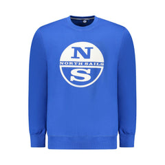 North Sails Blue Cotton Men Sweater North Sails Retail Flare
