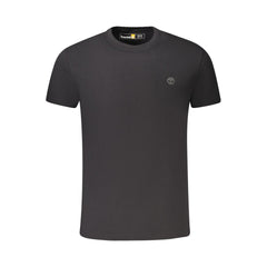 Timberland Black Cotton T-Shirt Timberland Retail Flare