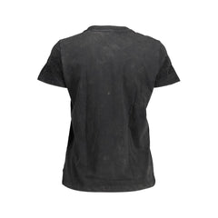 Desigual Black Cotton Women Top Desigual Retail Flare