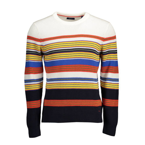 Gant Blue Cotton Men Sweater Gant Retail Flare
