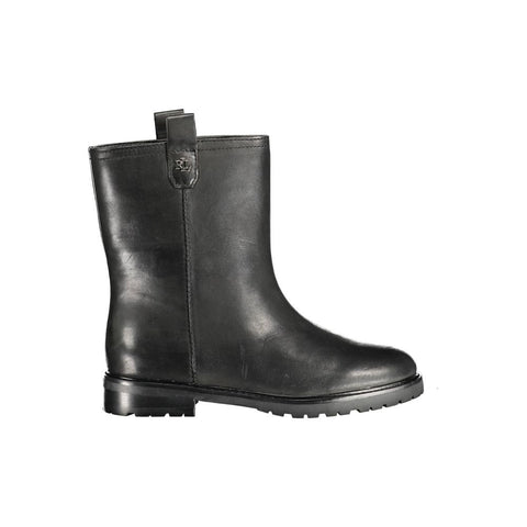 Ralph Lauren Black Polyester Boot Ralph Lauren Retail Flare