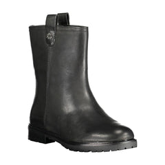 Ralph Lauren Black Polyester Boot Ralph Lauren Retail Flare