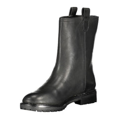 Ralph Lauren Black Polyester Boot Ralph Lauren Retail Flare