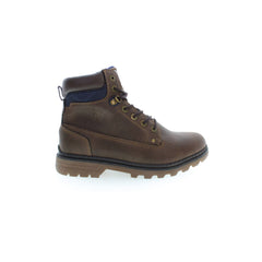 U.S. POLO ASSN. Brown Polyester Men Boot U.S. POLO ASSN. Retail Flare