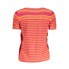 Desigual Orange Cotton Women Sweater Desigual Retail Flare