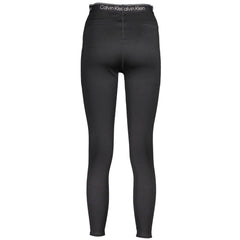 Calvin Klein Black Polyester Women Legging Calvin Klein Retail Flare
