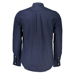 North Sails Blue Cotton Men Shirt North Sails Retail Flare