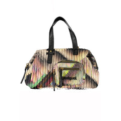 Desigual Black Polyester Handbag Desigual Retail Flare