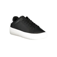Tommy Hilfiger Black Polyethylene Men Sneaker Tommy Hilfiger Retail Flare