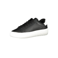 Tommy Hilfiger Black Polyethylene Men Sneaker Tommy Hilfiger Retail Flare