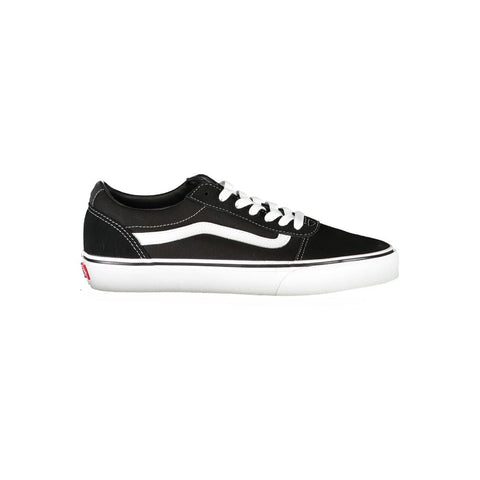 Vans Black Polyester Sneaker Vans Retail Flare