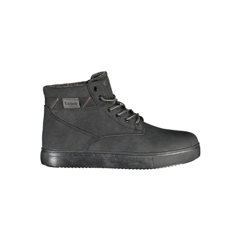 Carrera Chic Black Lace-up Boots with Contrast Details Carrera Retail Flare