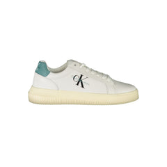 Calvin Klein Sleek White Sneakers with Eco-Conscious Design Calvin Klein Retail Flare