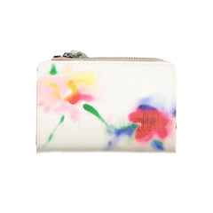Desigual White Polyester Wallet Desigual Retail Flare