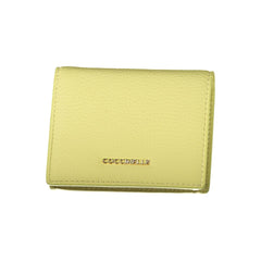 Coccinelle Yellow Leather Wallet Coccinelle Retail Flare