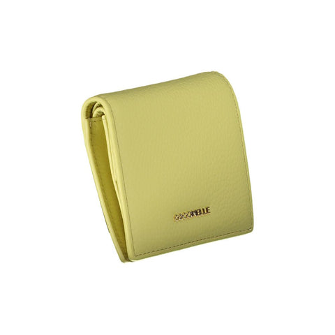 Coccinelle Yellow Leather Wallet Coccinelle Retail Flare