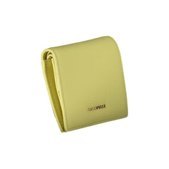 Coccinelle Yellow Leather Wallet Coccinelle Retail Flare