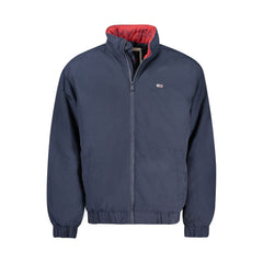 Tommy Hilfiger Blue Polyester Men Jacket Tommy Hilfiger Retail Flare