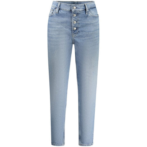 Calvin Klein Light Blue Cotton Jeans & Pant