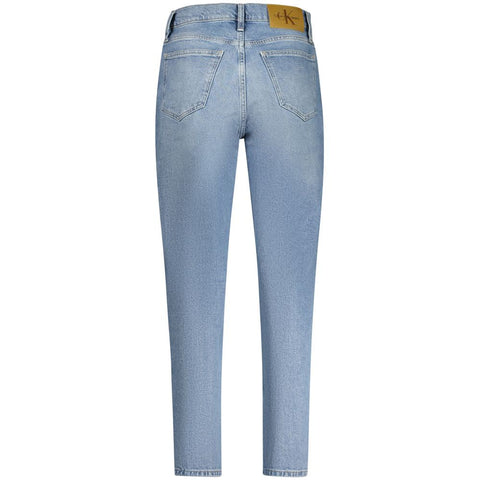 Calvin Klein Light Blue Cotton Jeans & Pant