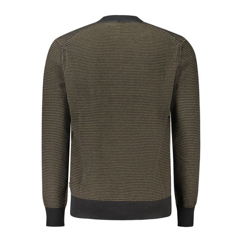 Hugo Boss Black Cotton Men Sweater