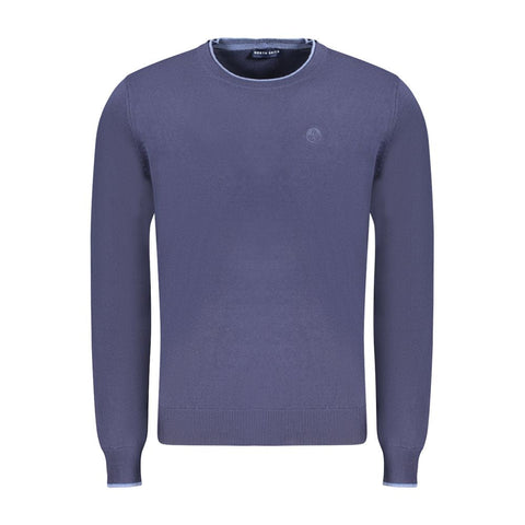 North Sails Blue Cotton Men Sweater North Sails Retail Flare