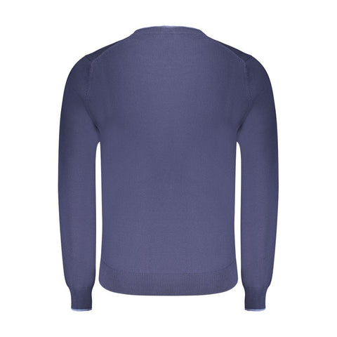 North Sails Blue Cotton Men Sweater North Sails Retail Flare