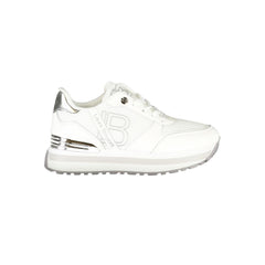 Laura Biagiotti White Polyester Women Sneaker Laura Biagiotti Retail Flare