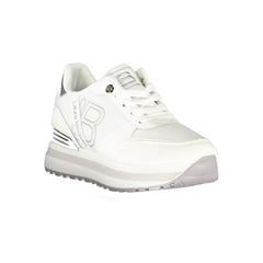 Laura Biagiotti White Polyester Women Sneaker Laura Biagiotti Retail Flare